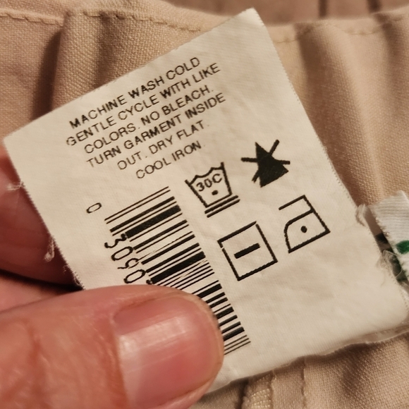 Motherhood Maternity Cropped Khaki Pants Women's Small S Career Neutral Office - Picture 10 of 10